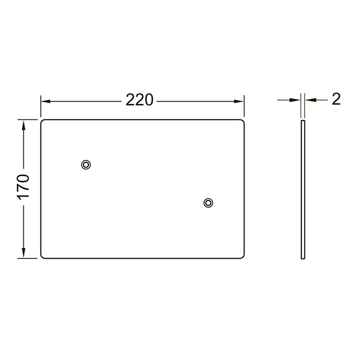 TECE заглушка, нерж. сталь, сатин, flushpoint - 9240999