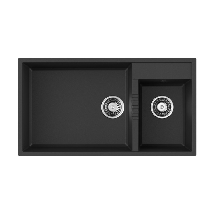 Omoikiri кухонная мойка Tedori 85-2-U, черный арт. 4993940