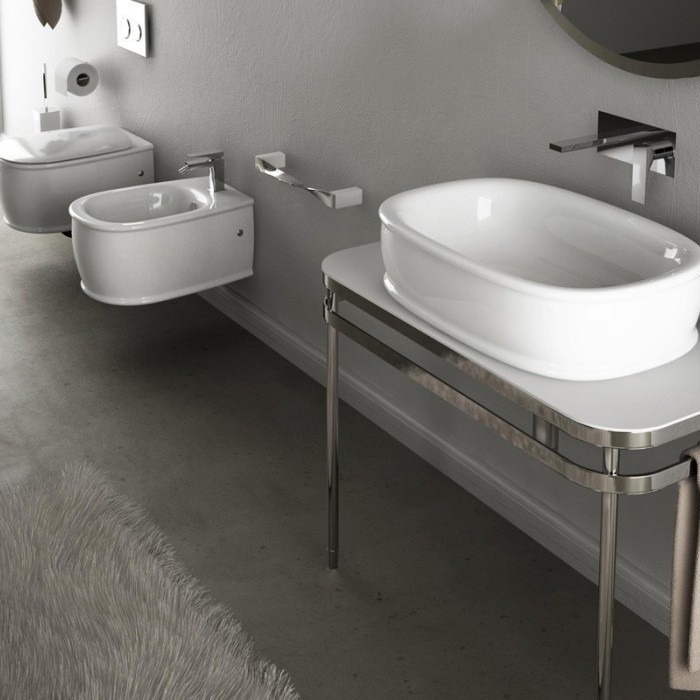 ArtCeram раковина (накладная), azl002 01 00 azuley цвет: белый глянцевый