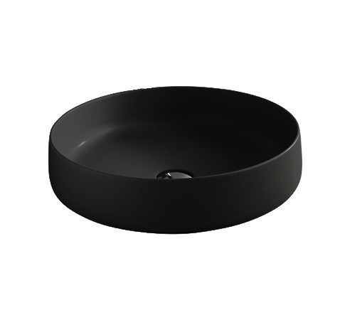 ArtCeram раковина (накладная), col002 17 00 cognac цвет: черный матовый