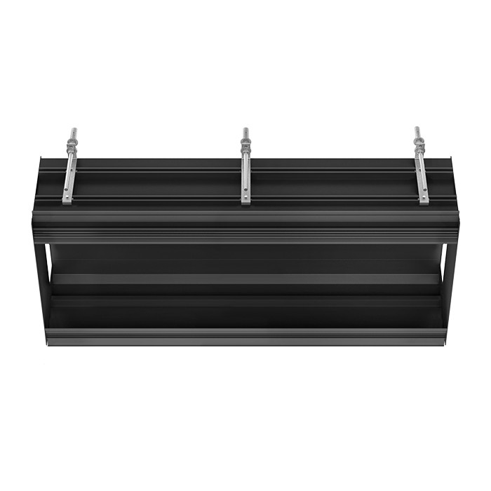 Gessi Профиль линейный 880 мм, без подготовки под модули, Binario, 61017#299 цвет: black xl