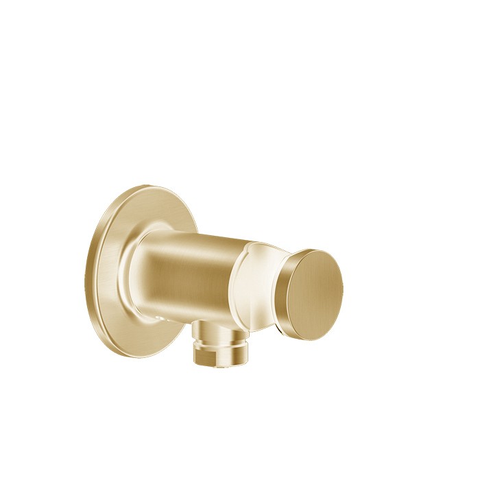 Gessi Вывод воды с держателем для душевой лейки на 1/2", Inciso, 58161#246 цвет: золото