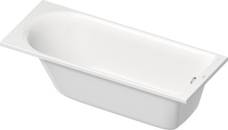 Duravit встраиваемая акриловая ванна 1700 мм х 700 мм, c одним наклоном для спины, d-neo, 700478000000000 цвет: белый