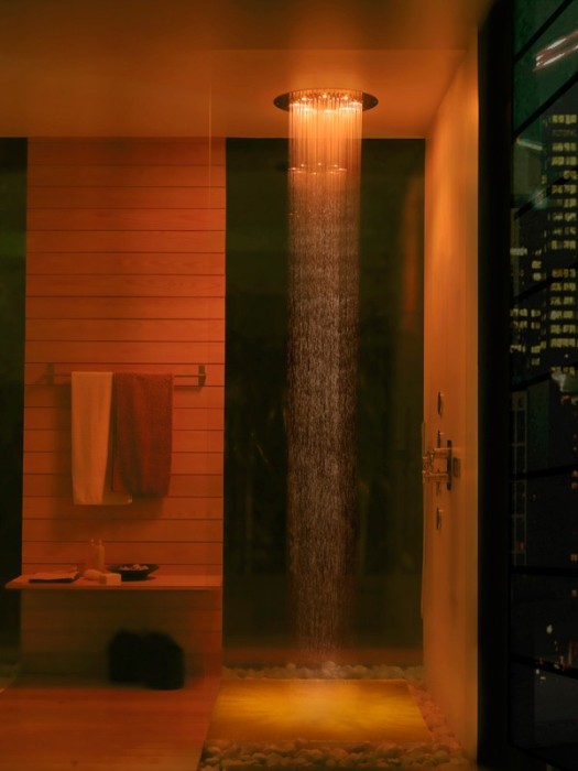 Bossini верхний душ с rgb хромотерапией, dream, хром арт. h37452.030