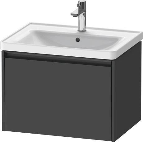 Duravit тумба подвесная под раковину 455 мм х 634 мм х 440 мм, ketho.2, k25082049490000 цвет: графит матовый