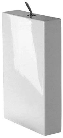 Duravit бачок для унитаза classic подвод воды скрытый слева, starck 1, 8727000085 цвет: белый