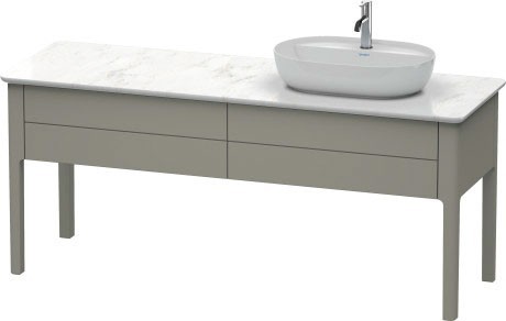 Duravit тумба напольная под столешницу, luv, lu9563r9292 цвет: каменно-серый