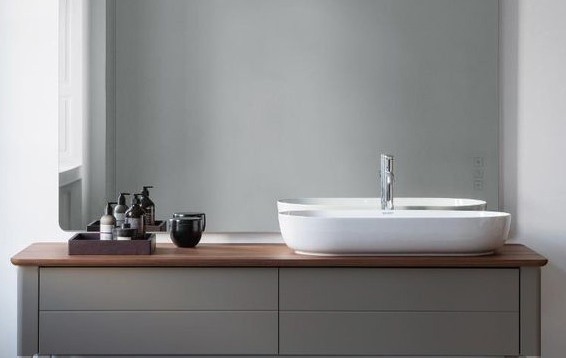 Duravit тумба напольная под столешницу, luv, lu9563r9292 цвет: каменно-серый