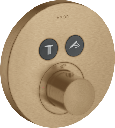 AXOR термостат для душа, ShowerSelect, бронза арт. 36723140