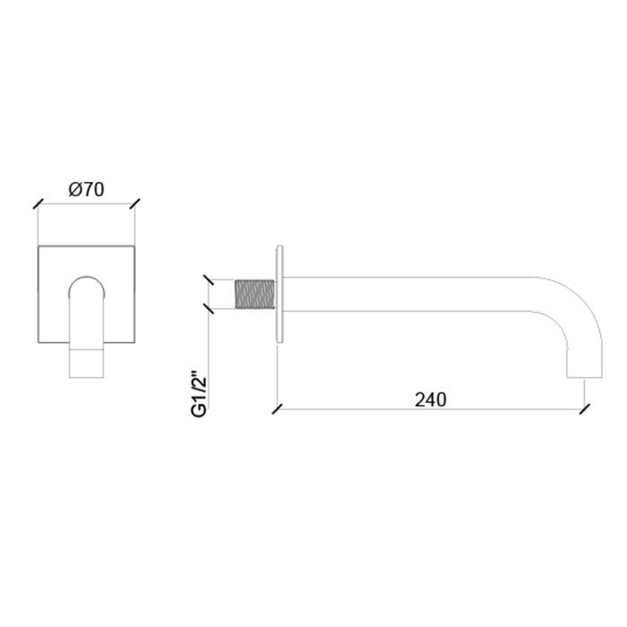 Almar излив для ванны, waterfalls, e098011.mb цвет: черный