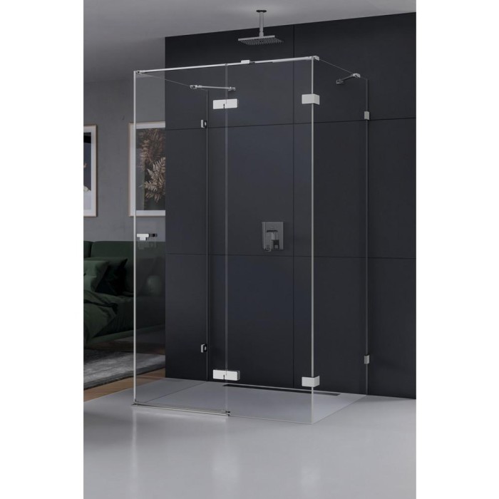 Душевое ограждение eventa r 120x100x200, New trendy Eventa chrome, хром арт. EXK-4594