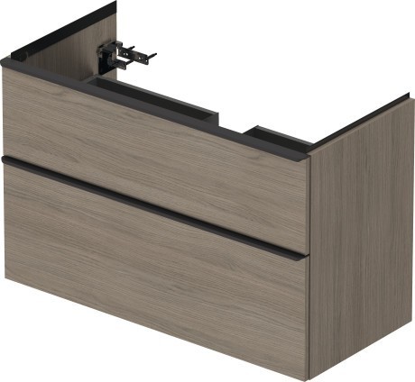 Duravit тумба подвесная под раковину 984 мм х 452 мм, d-neo, de435603535 цвет: дуб терра