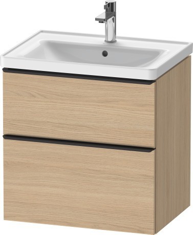 Duravit тумба подвесная под раковину 634 мм х 452 мм, d-neo, de435403030 цвет: натуральный дуб