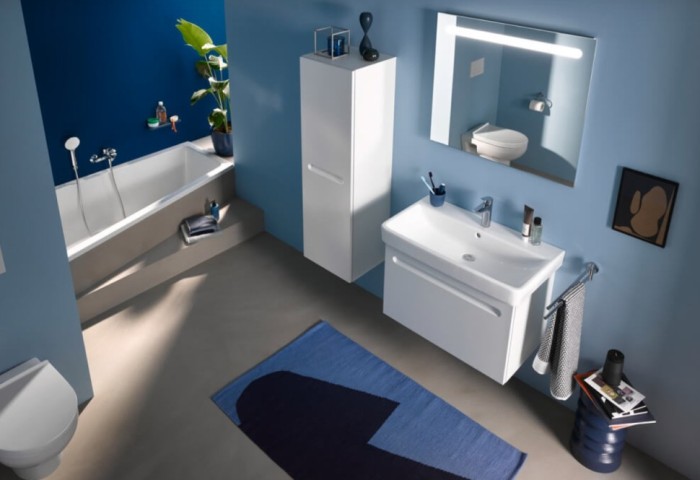 Duravit средний шкаф - пенал подвесной петли слева 400 мм х 1320 мм, no.1, n11308l18180000 цвет: gres pietra grey opaco