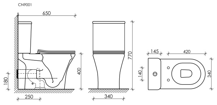 Ceramicanova унитаз компакт fortuna, cn9001 цвет: белый