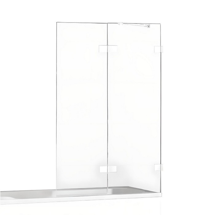 Шторка для ванны 140x150 r, New trendy Avexa white, белый арт. EXK-2981
