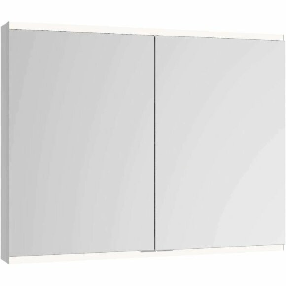 Keuco шкаф с подсветкой настенный, с двумя дверцами, анодированный, Royal modular 2.0, алюминий серебристый анодированный арт. 800211070100200