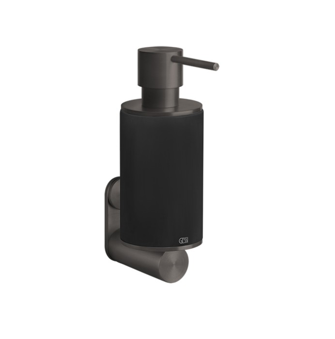 Gessi Дозатор для жидкого мыла настенный, 316, 54714#707 цвет: черный/brushed black metal pvd