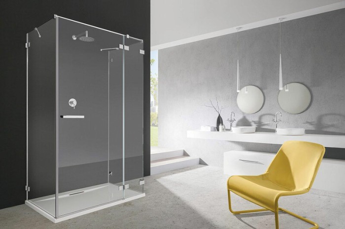 Radaway душевая дверь kdj 60 профиль хром стекло прозрачное, Euphoria - 383612-01R