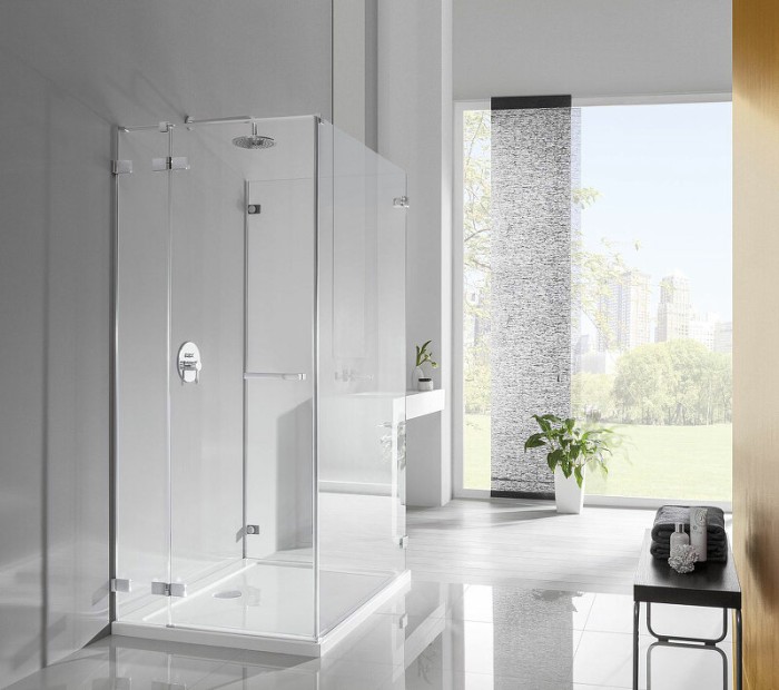 Radaway душевая дверь kdj 60 профиль хром стекло прозрачное, Euphoria - 383612-01R