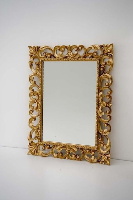 ArtCeram зеркало в раме 73х93см, acs001 73 barocca цвет: золото