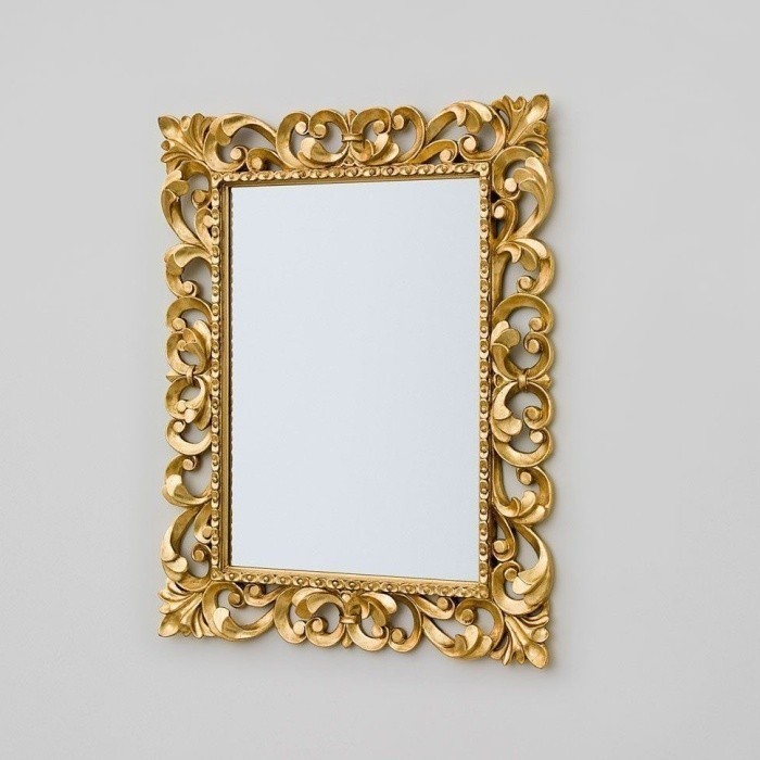 ArtCeram зеркало в раме 73х93см, acs001 73 barocca цвет: золото