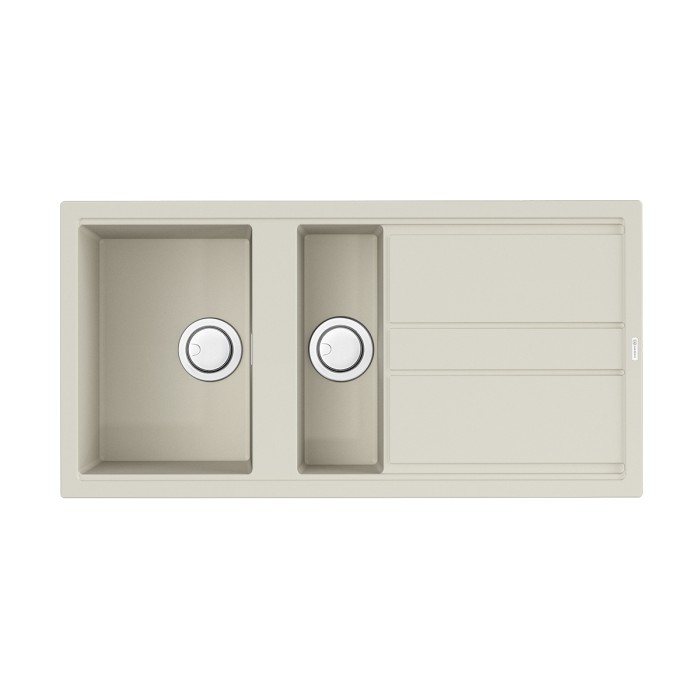 Omoikiri кухонная мойка Kitagawa 100-2, белый арт. 4993803
