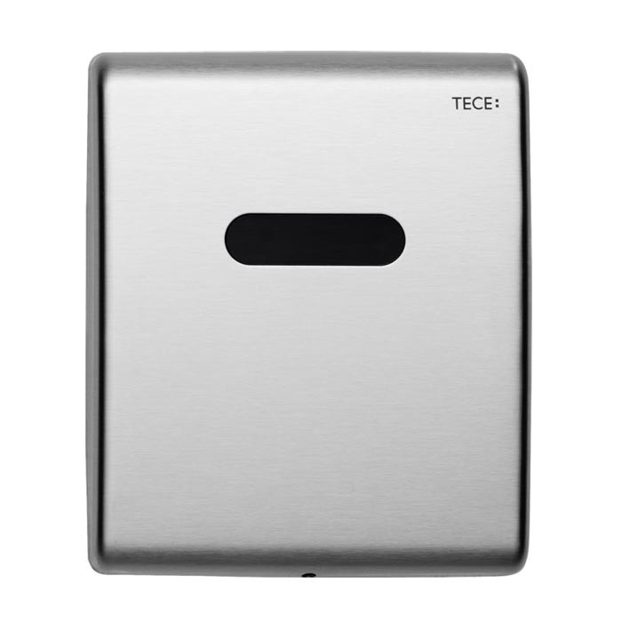 TECE панель смыва с инфракрасным датчиком, 230/12 v, нерж. сталь, сатин, planus urinal - 9242352