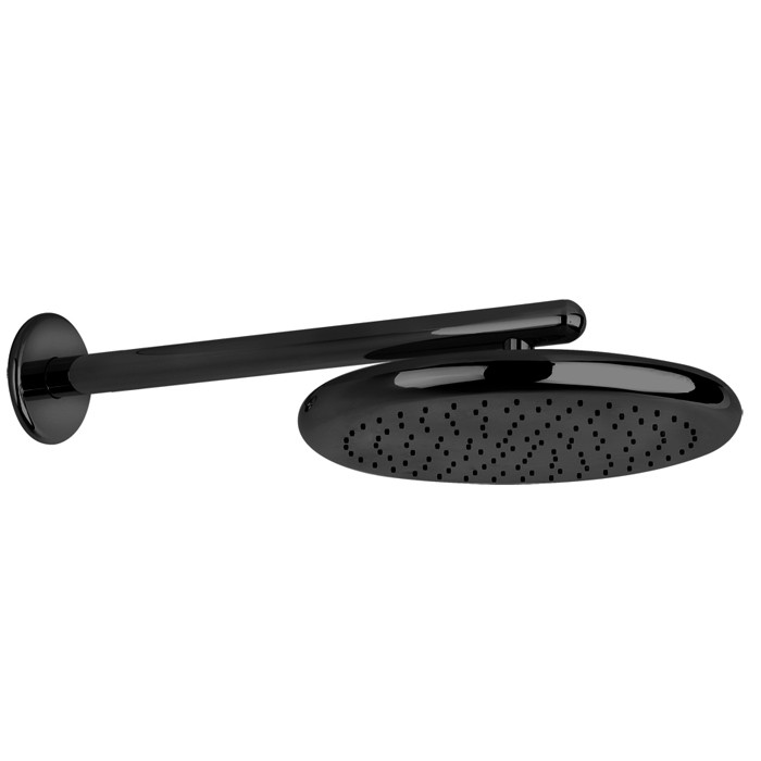 Gessi Верхний душ для настенного крепления d306мм, Goccia, 33756#299 цвет: черный