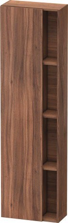 Duravit шкаф-пенал подвесной с полками, durastyle, ds1248l7979 цвет: орех натуральный