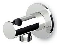 Zucchetti шланговое подключение с держателем для ручного душа, on, хром арт. z93933