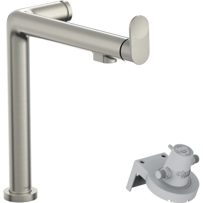 Hansgrohe смеситель для кухни с подключением к фильтру, Aqittura M91, нержавеющая сталь арт. 76804800