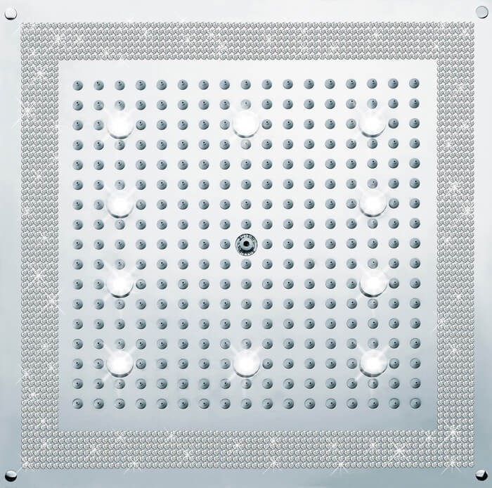 Bossini верхний душ с led подсветкой, dream, хром арт. h37453.030