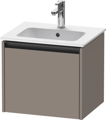 Duravit тумба подвесная под раковину 420 мм х 510 мм х 440 мм, ketho.2, k25061043430000 цвет: базальт матовый