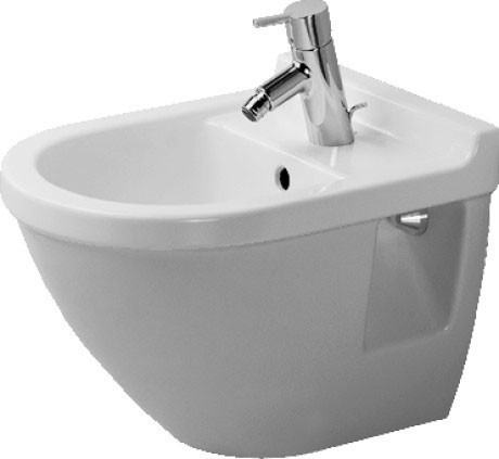 Duravit подвсеное биде с переливом, starck 3, 2231150000 цвет: белый
