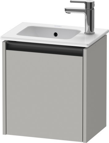 Duravit тумба подвесная под раковину 292 мм х 410 мм х 440 мм, с 1 дверцей, ketho.2, k25060l07070000 цвет: бетонно-серый матовый