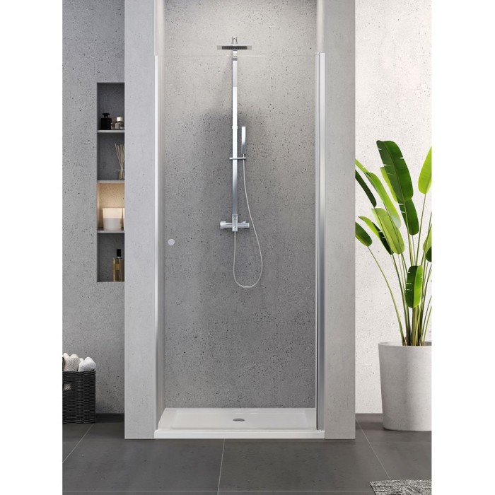 Дверь в нишу superia 90x195, New trendy Superia chrome, хром арт. D-0331A