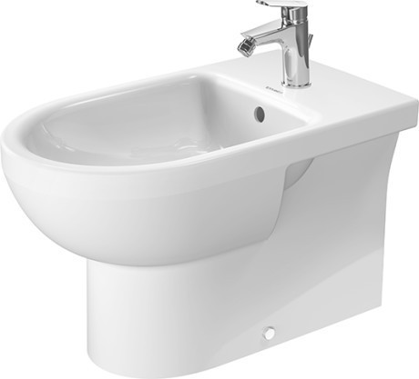 Duravit биде напольное 650 мм х 355 мм, с переливом, с отверстием под смеситель, с креплением, no.1, 2297100000 цвет: белый