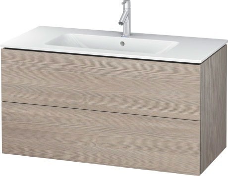 Duravit тумба подвесная под раковину, l-cube, lc624203131 цвет: сосна серебристая