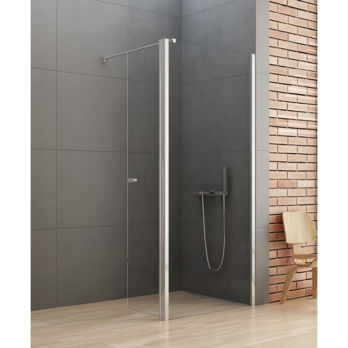 Душевое ограждение 80x195, New trendy New soleo chrome, хром арт. K-0342