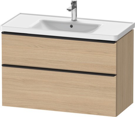Duravit тумба подвесная под раковину 984 мм х 452 мм, d-neo, de435603030 цвет: натуральный дуб