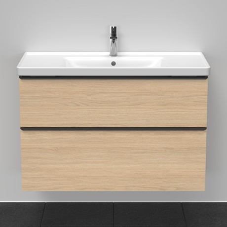 Duravit тумба подвесная под раковину 984 мм х 452 мм, d-neo, de435603030 цвет: натуральный дуб