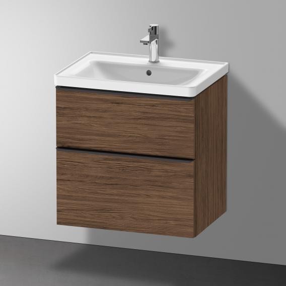 Duravit тумба подвесная под раковину 634 мм х 452 мм, d-neo, de435402121 цвет: орех темный