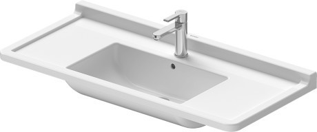 Duravit раковина встраиваемая сверху с отверстием под смеситель, starck 3, 03041000001 цвет: белый
