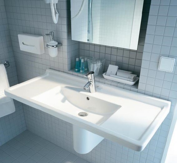 Duravit раковина встраиваемая сверху с отверстием под смеситель, starck 3, 03041000001 цвет: белый