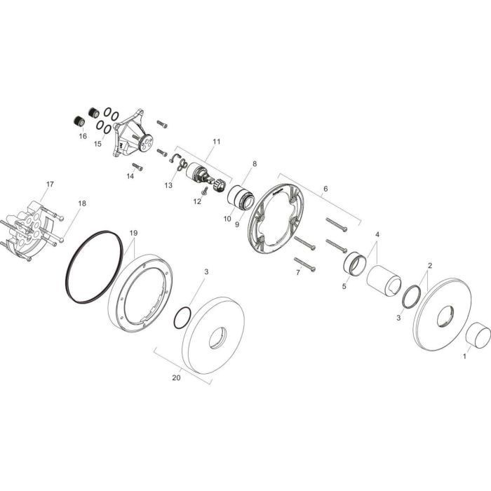 AXOR смеситель для душа, Uno, черный арт. 45605340