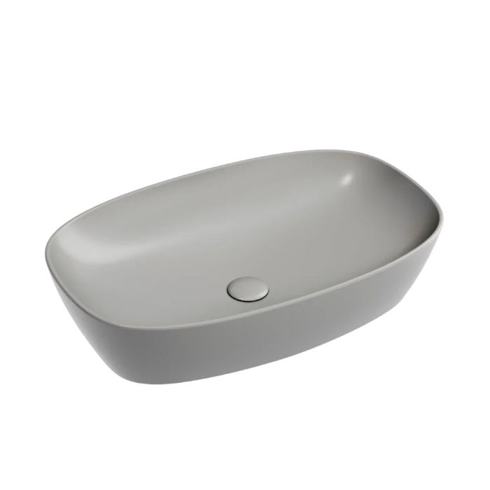 Ceramicanova раковина накладная element, cn6049mh цвет: серый
