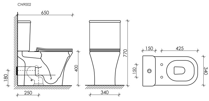 Ceramicanova унитаз компакт alfa, cn9002 цвет: белый