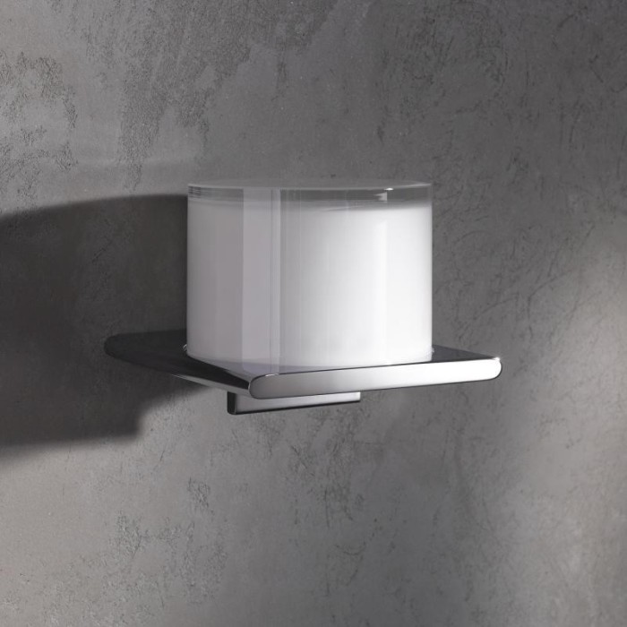 Keuco дозатор жидкого мыла полированный, edition 400, черный, хром арт. 11552 129000