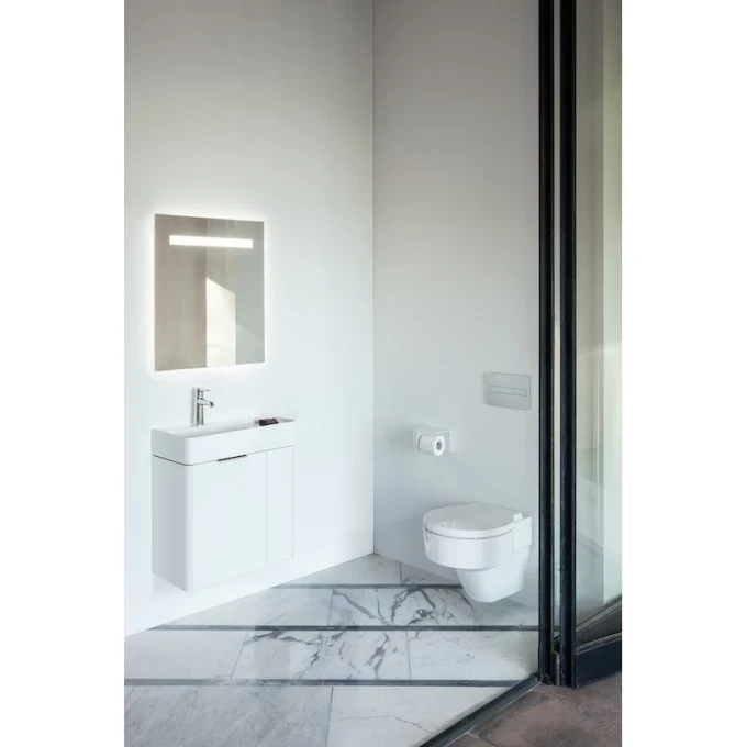 LAUFEN зеркало leelo 600 мм, с горизонтальной led подсветкой и естественным светом, LEELO - 4.4763.3.950.144.1